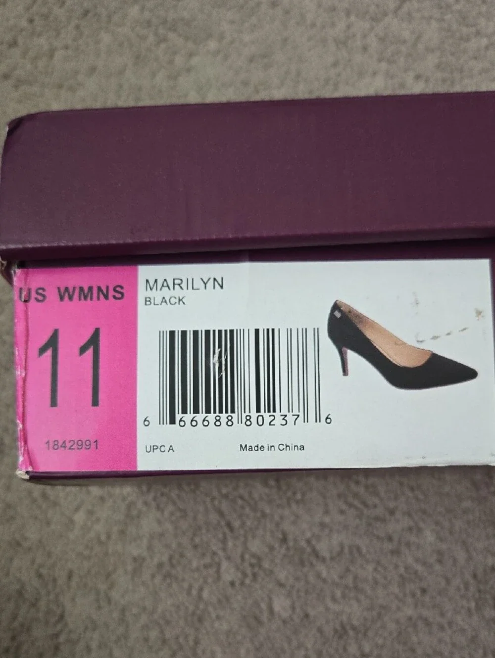 Gloria Vanderbilt Black Heels Women's Size 11